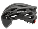 Capacete de Ciclismo Com LED e Viseira CAIRBULL - Max Protection