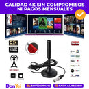 Antena Digital UltraHD 1200+ Canales - Señal HD sin pagar más